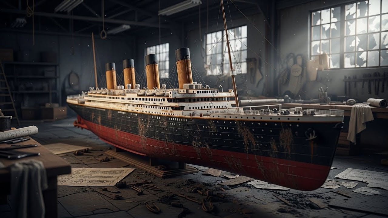 ASMR Titanic 1/1250 Scale Model Restoration (1912) | Full Rebuild from Abandoned to Like New 🚢