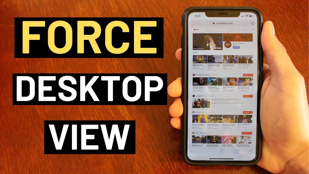 How To Force YouTube Desktop View on iPhone/iOS!