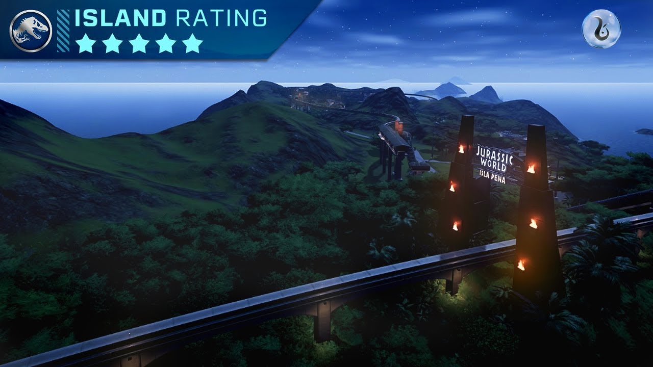 Jurassic World Evolution Isla Pena 5 Stars | Campaign | Tutorial