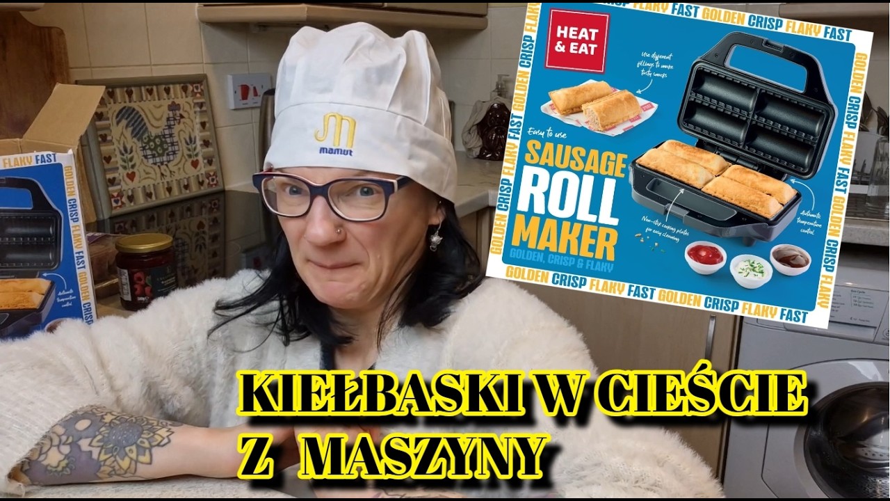 KIEŁBASKI W CIEŚCIE Z MASZYNY - DOMOWE EKSCESY