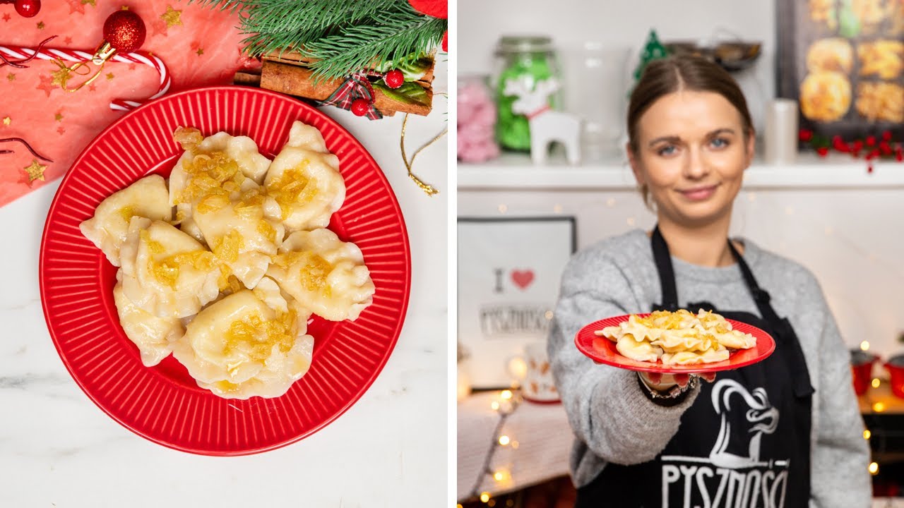 Delikatne ciasto i wyjątkowy farsz to przepis na udane pierogi wigilijne. Grzech nie spróbować! 😉