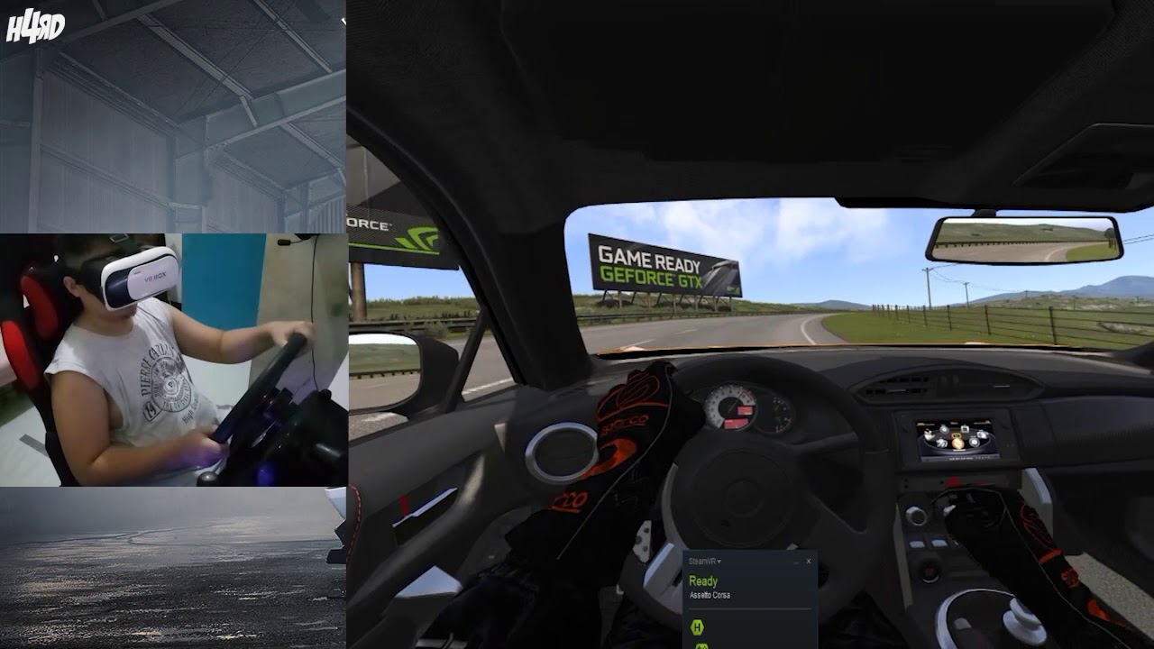 Poor-man's VR headset Assetto Corsa