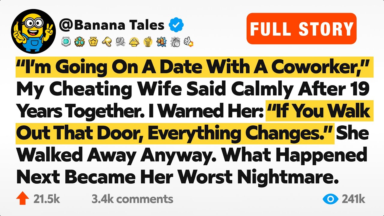 “I’m Going On A Date With A Coworker,” My Cheating Wife Said Calmly After 19 Years…
