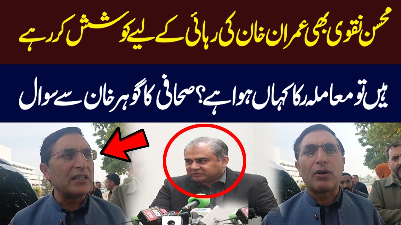 If Mohsin Naqvi Supports Imran Khan’s Release, What’s Causing the Delay? Gohar Khan Responds