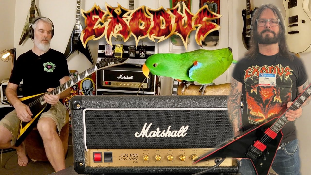 Запись гитарного тона Exodus Гэри Холта на Marshall JCM 800