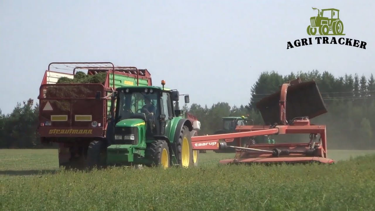 Silage Action | Mowing Raking & Collecting grass