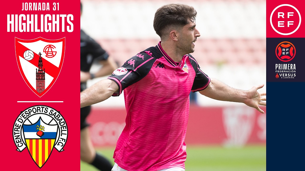 Resumen #PrimeraFederaci&oacute;n | Sevilla Atlco 1-2 CE Sabadell FC | Jornada 32 | Temporada 2025/26