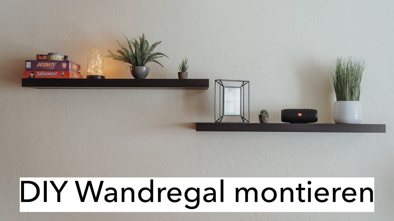 DIY Wandregal montieren in 10 Minuten | einfach erkl&auml;rt | IKEA LACK [4K]