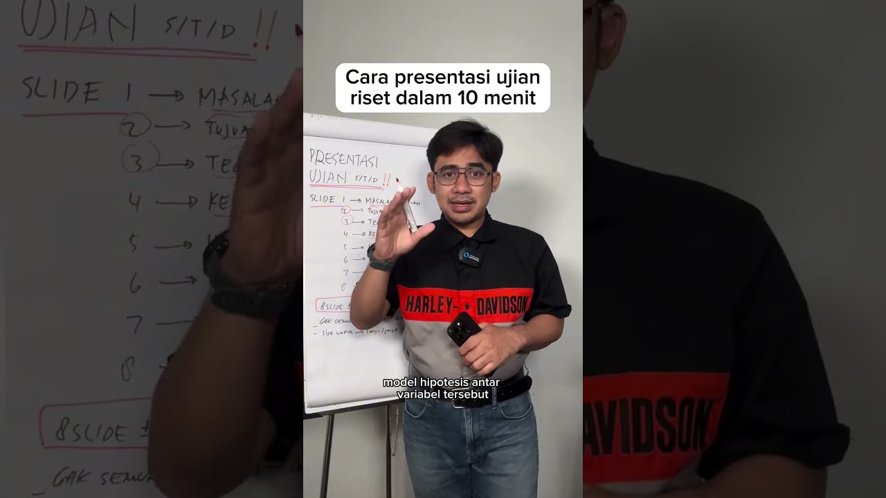 Cara presentasi ujian skripsi  dalam 10 menit - skripsi, tesis, disertasi