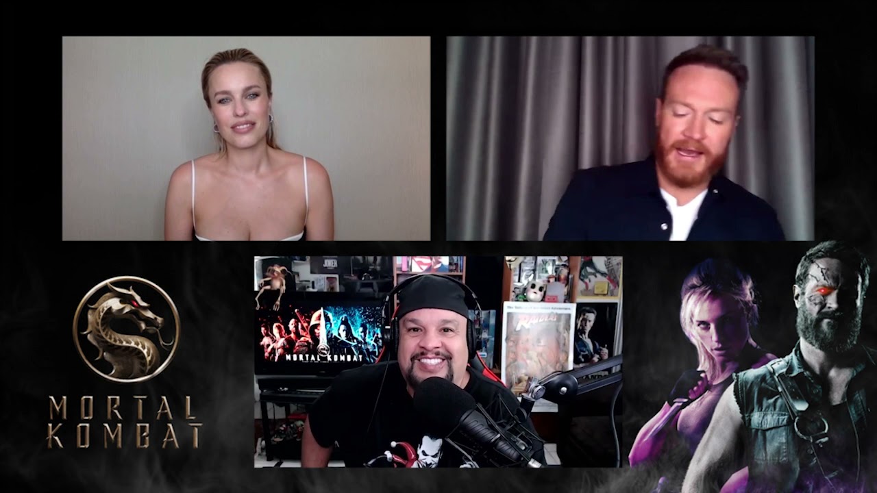 Exclusive MORTAL KOMBAT Interviews with Jessica McNamee (“Sonya Blade”) and Josh Lawson (“Kano”)
