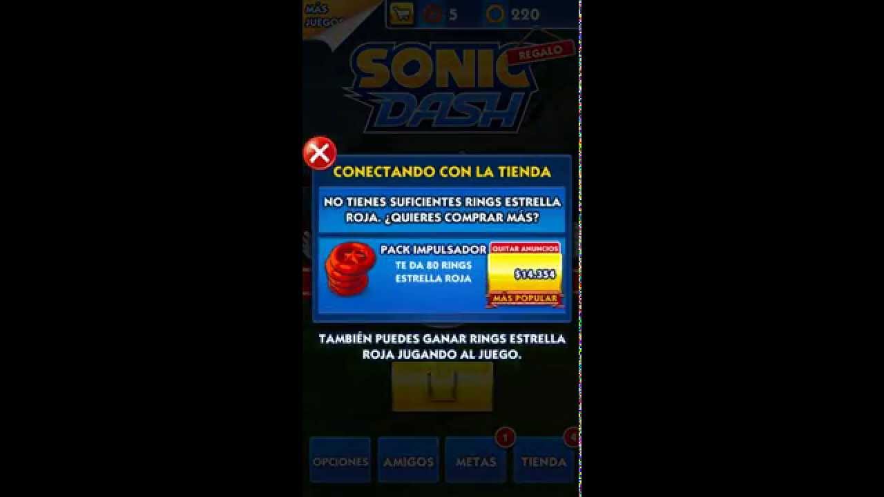 Descargar Sonic Dash apk mod  2.0.1go
