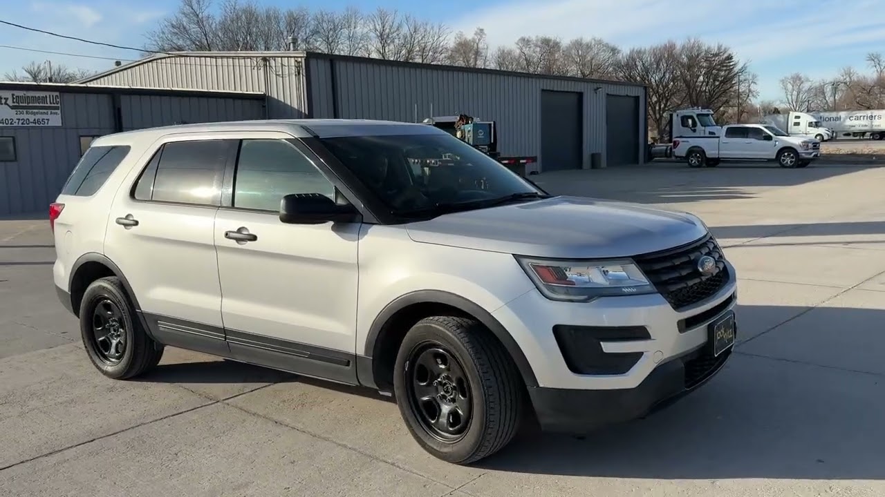 2016 Ford Explorer Police Interceptor Selling at Auction