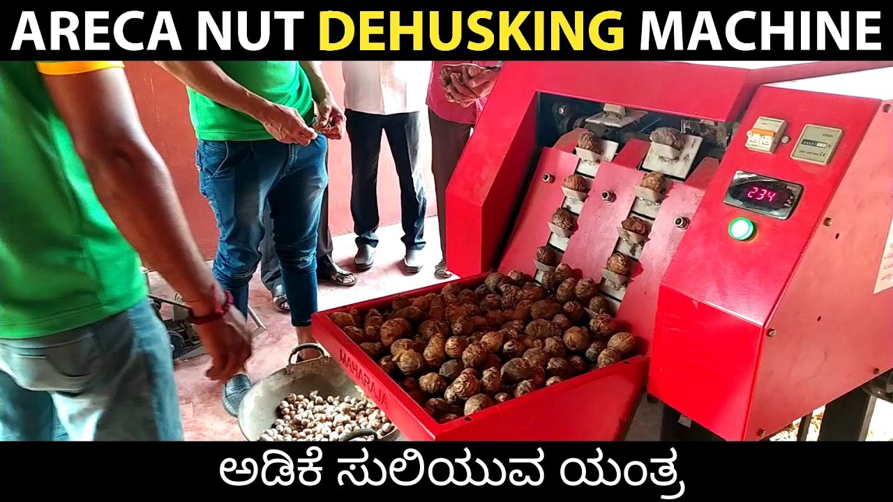 ARECA NUT DEHUSKING MACHINE  | ಅಡಿಕೆ ಸುಲಿಯುವ ಯಂತ್ರ | Betel nut peeling Machine