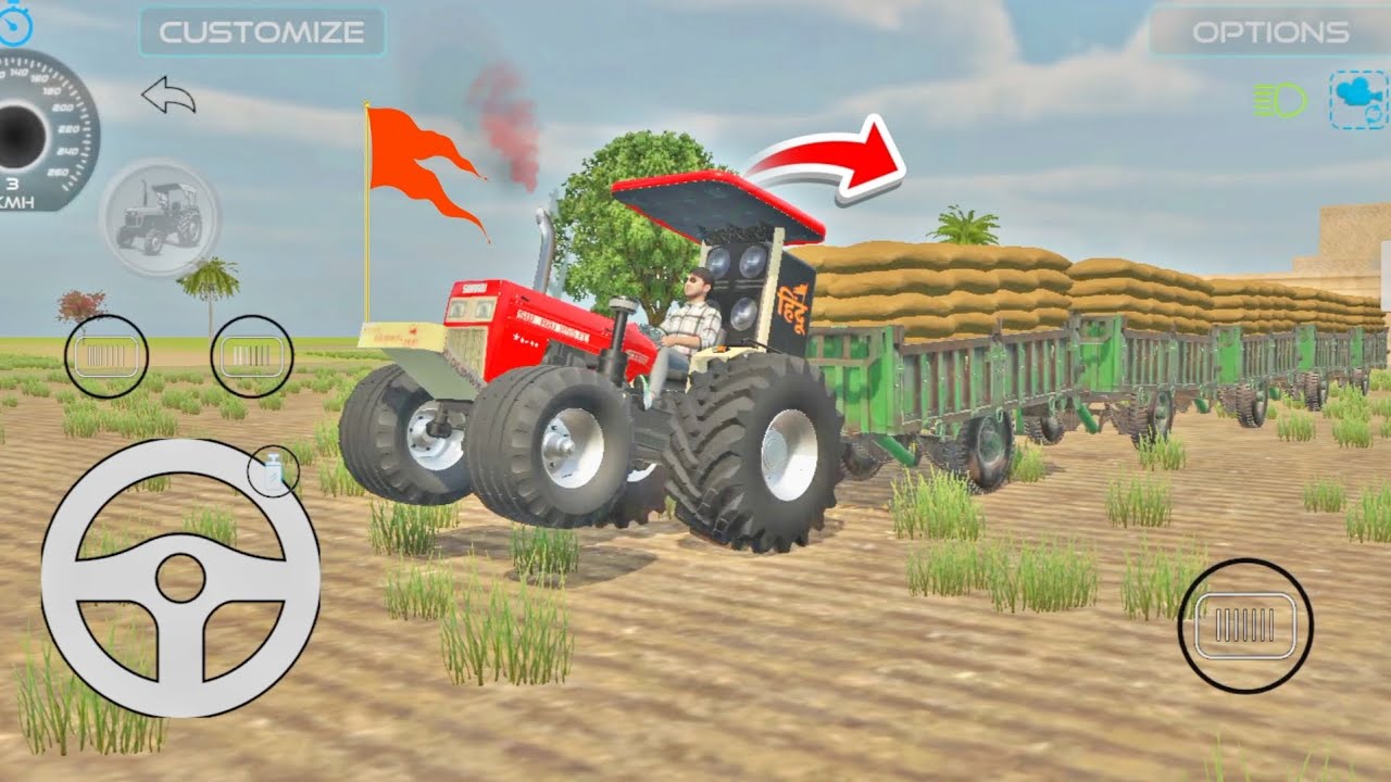 #swaraj #tractor #gaming #video #tractorvideo @AkashThakor-A50 
