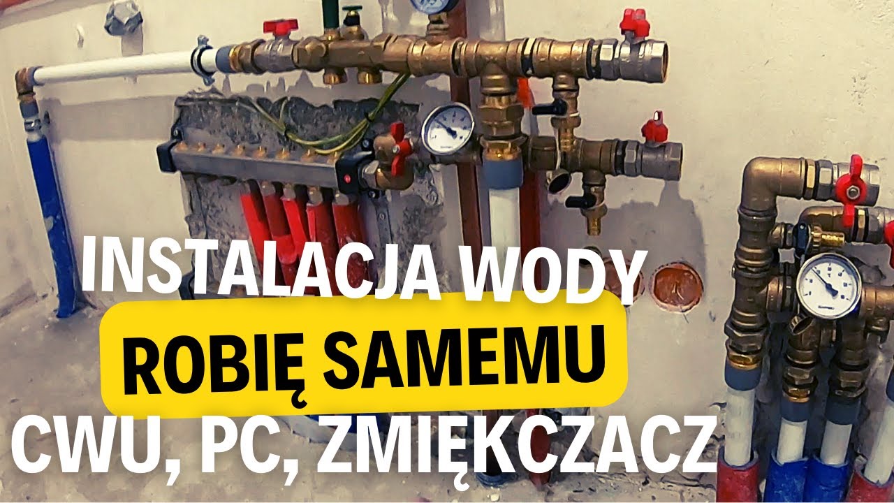 121. Instalacja wody w gospodarczym. INSTALACJA WODNA samemu pod POMPĘ CIEPŁA, ZMIĘKCZACZ, CO, CWU.