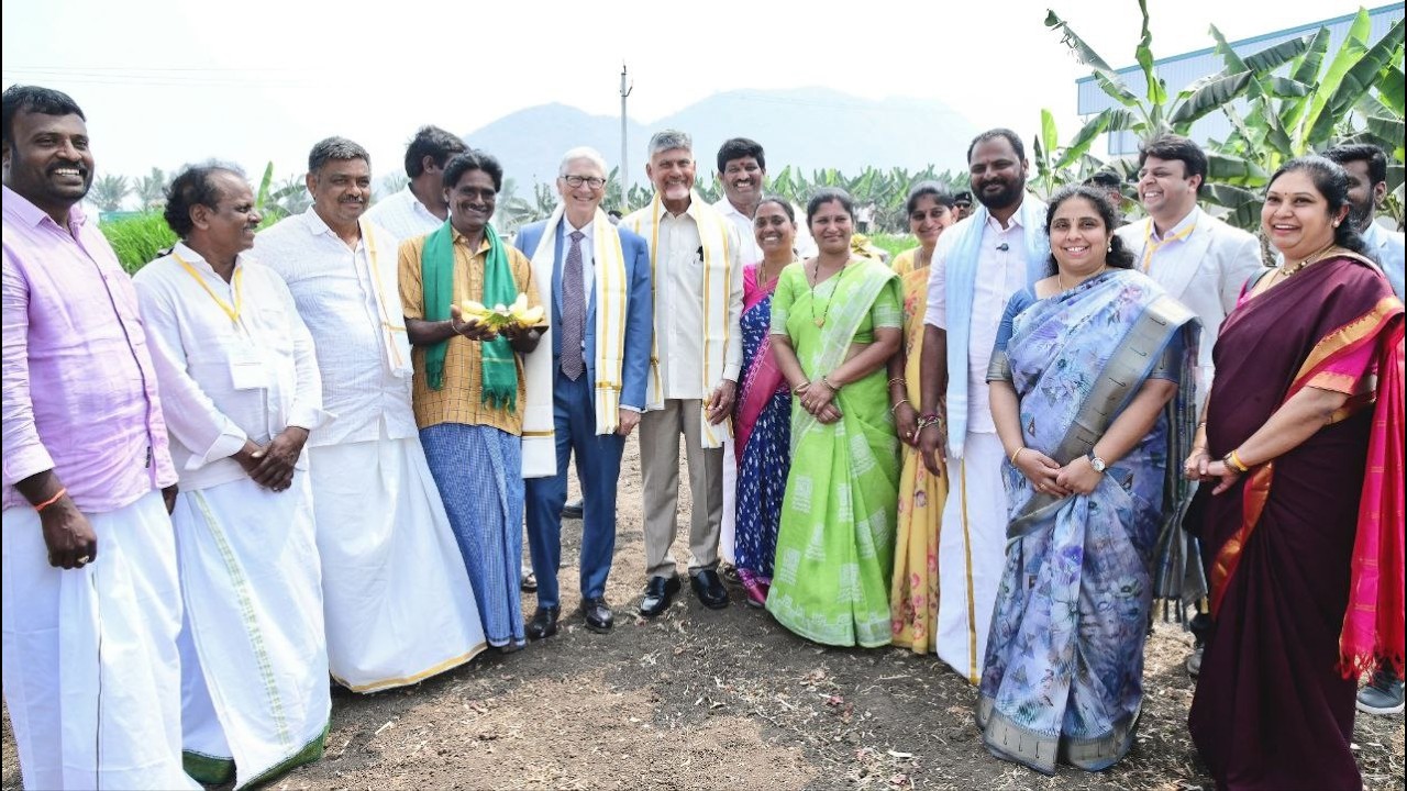 బిల్ గేట్స్ అమరావతి పర్యటన హైలైట్స్ | Highlights of Bill Gates' visit to Amaravati | Andhra Pradesh