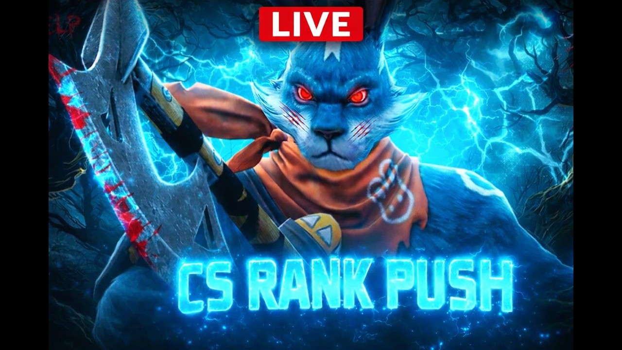 🔴CS RANK PUSH TO GRANDMASTER 🔥 FREE FIRE LIVE | 8 CORE FF
