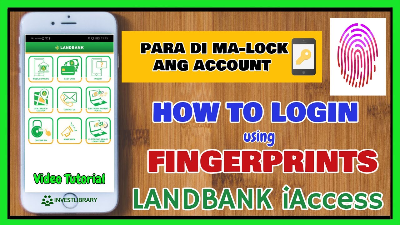 Вход в Landbank по отпечатку пальца &mdash; как активировать вход в мобильное приложение Landbank по от...
