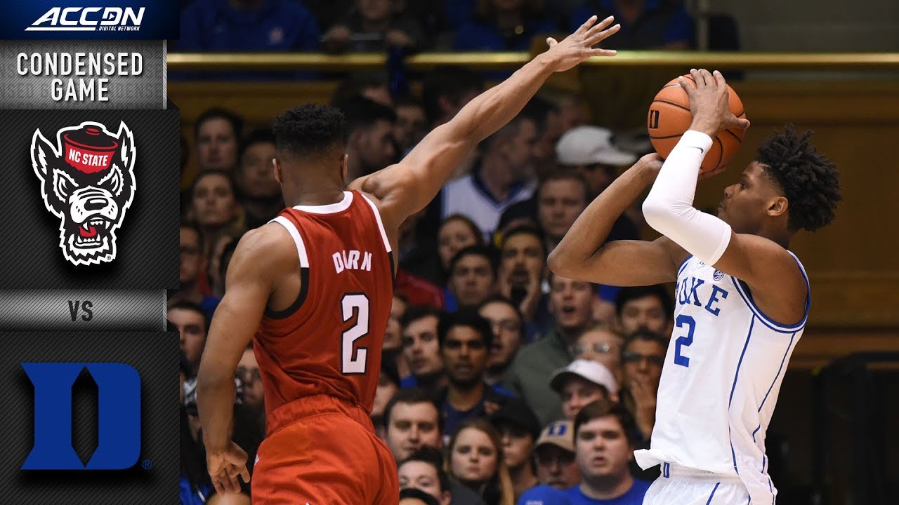 North Carolina State vs. Duke Blue Devils Condensed Game | 2018-19 ACC Basketball
