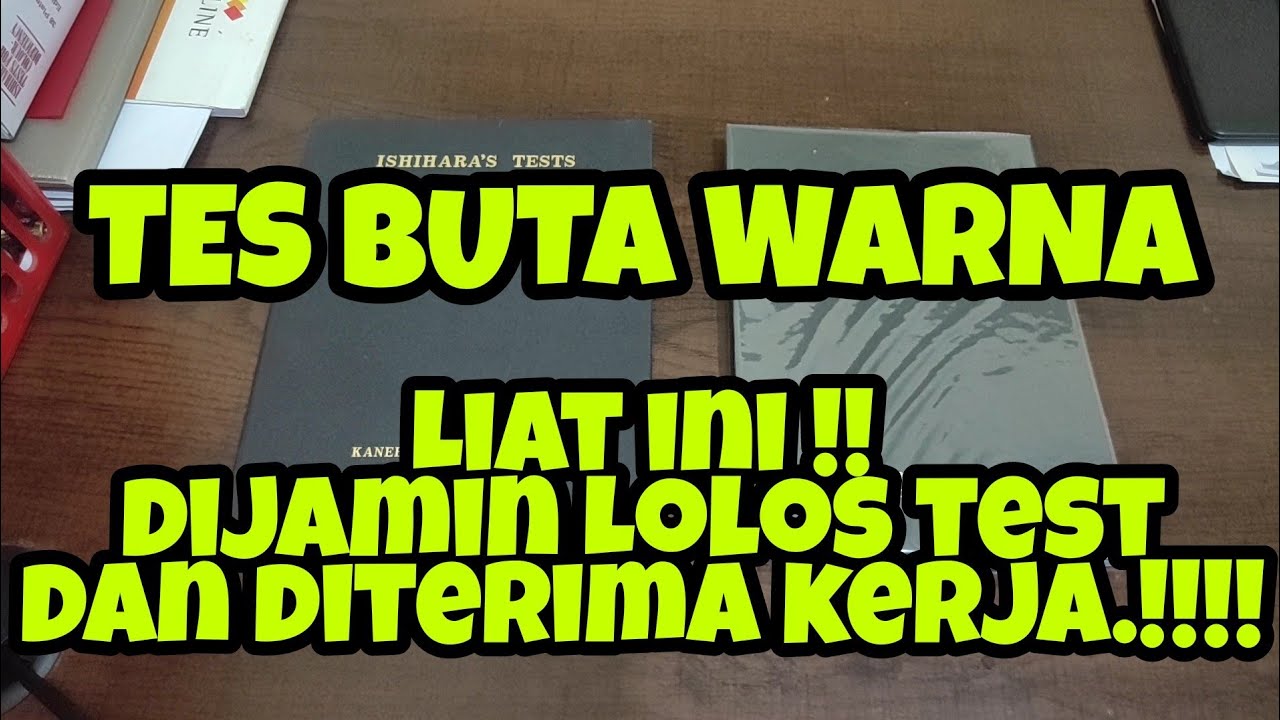 Tes Buta Warna 38 plate dan 14 Plate
