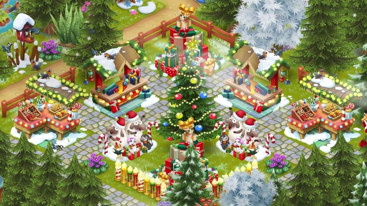 Cozy Winter Town Design | Hay Day Holiday Inspiration