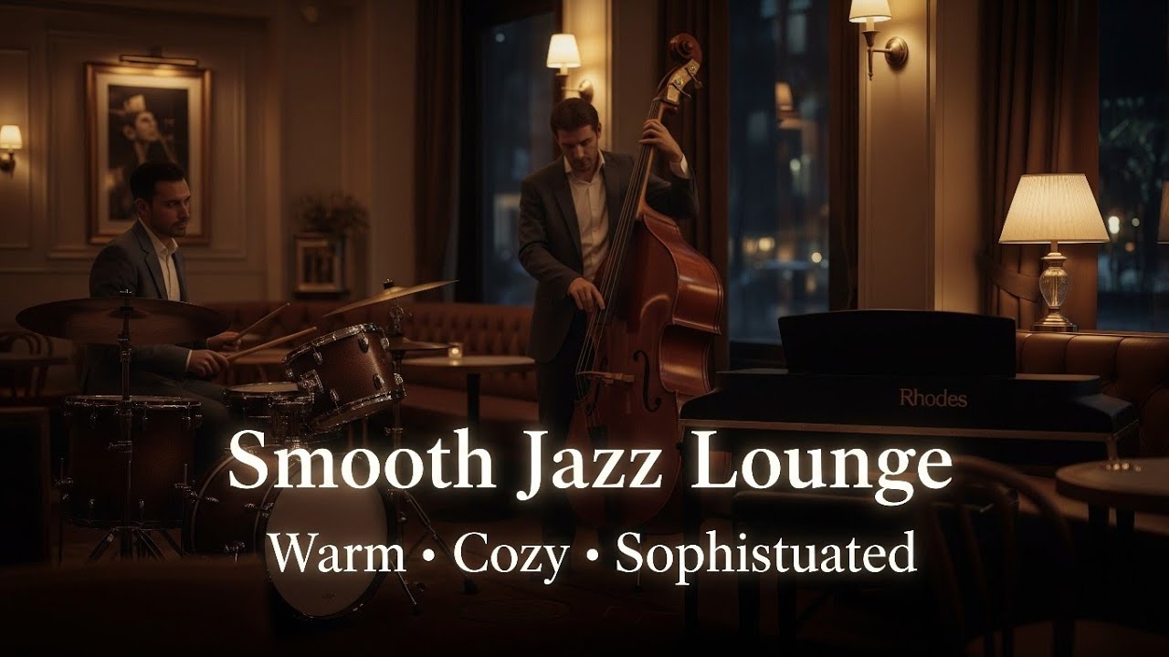 Smooth Jazz Lounge Instrumental – Warm, Cozy & Sophisticated Café Music