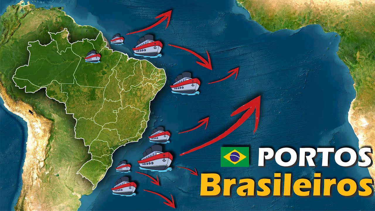 Os Maiores Portos do Brasil : Onde Estão e o Que Movimentam