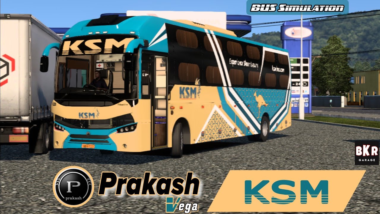 KSM TRAVELS BRAND NEW CAPELLA 13.5M AC SLEEPER BUS | Realistic Journey | #ets2 #busdriving