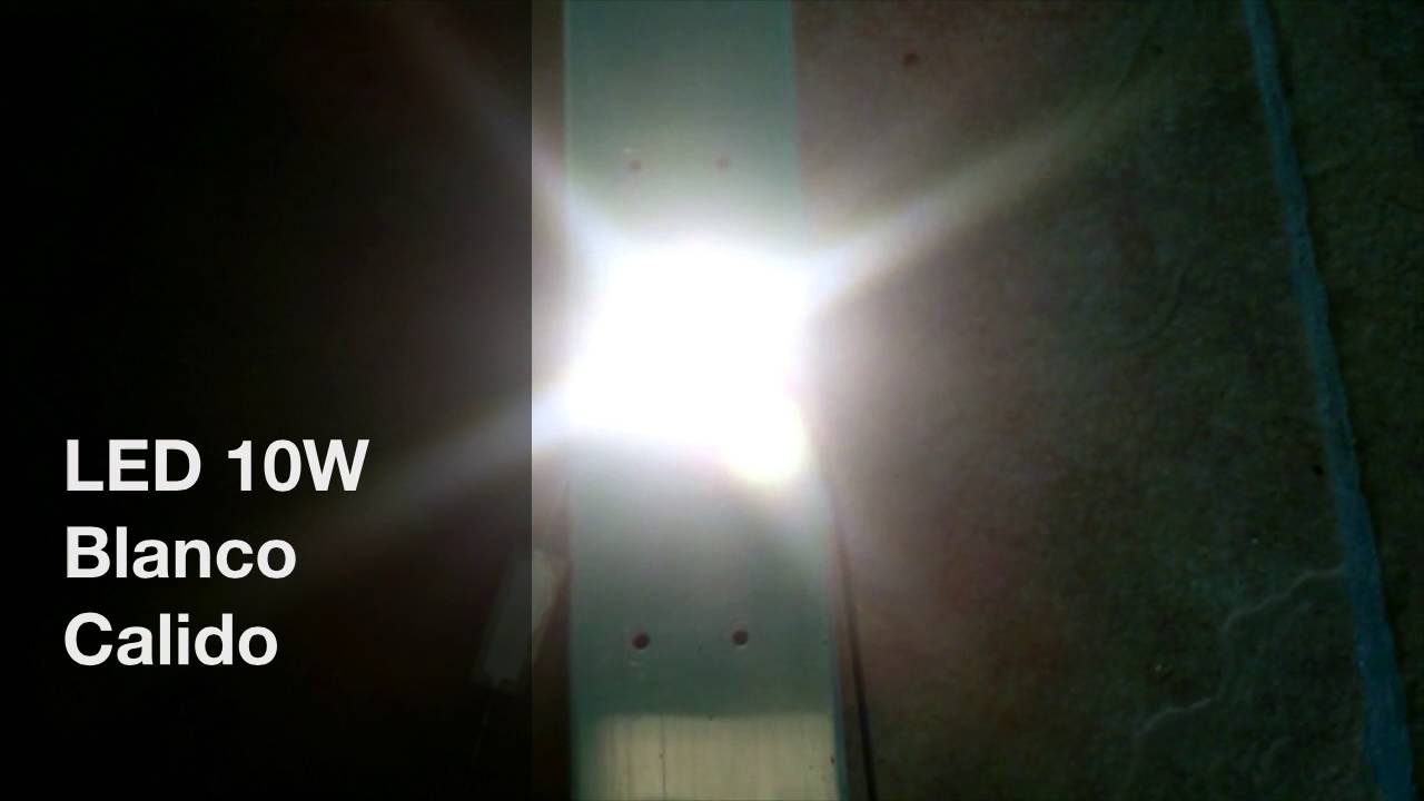 LED 10W blanco calido