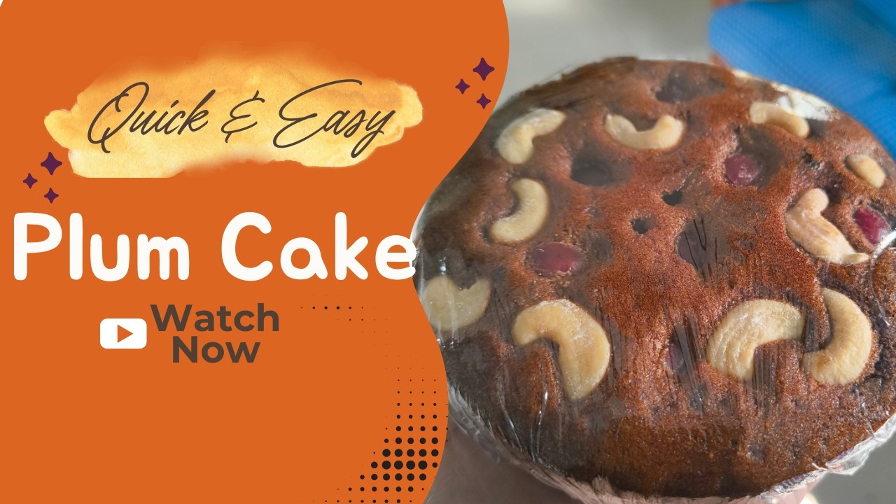 Plum cake recipe | Christmas cake | Fruit cake, rum cake