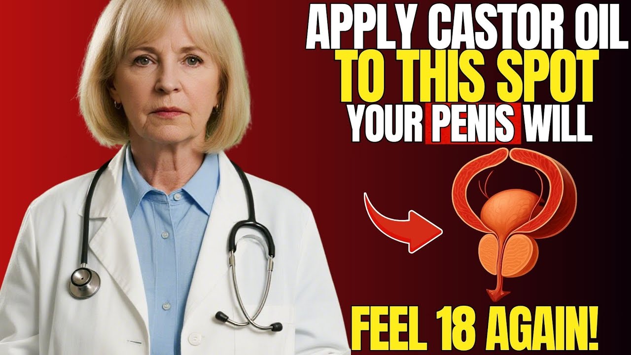 Men Over 50: Rub THIS Spot with Castor Oil for Stronger Erections Naturally | Senior Vitality