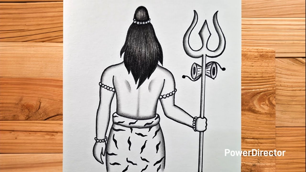 Bholenath Drawing Easy Step by Step | Shivji Drawing | God Drawing | Easy Drawing 