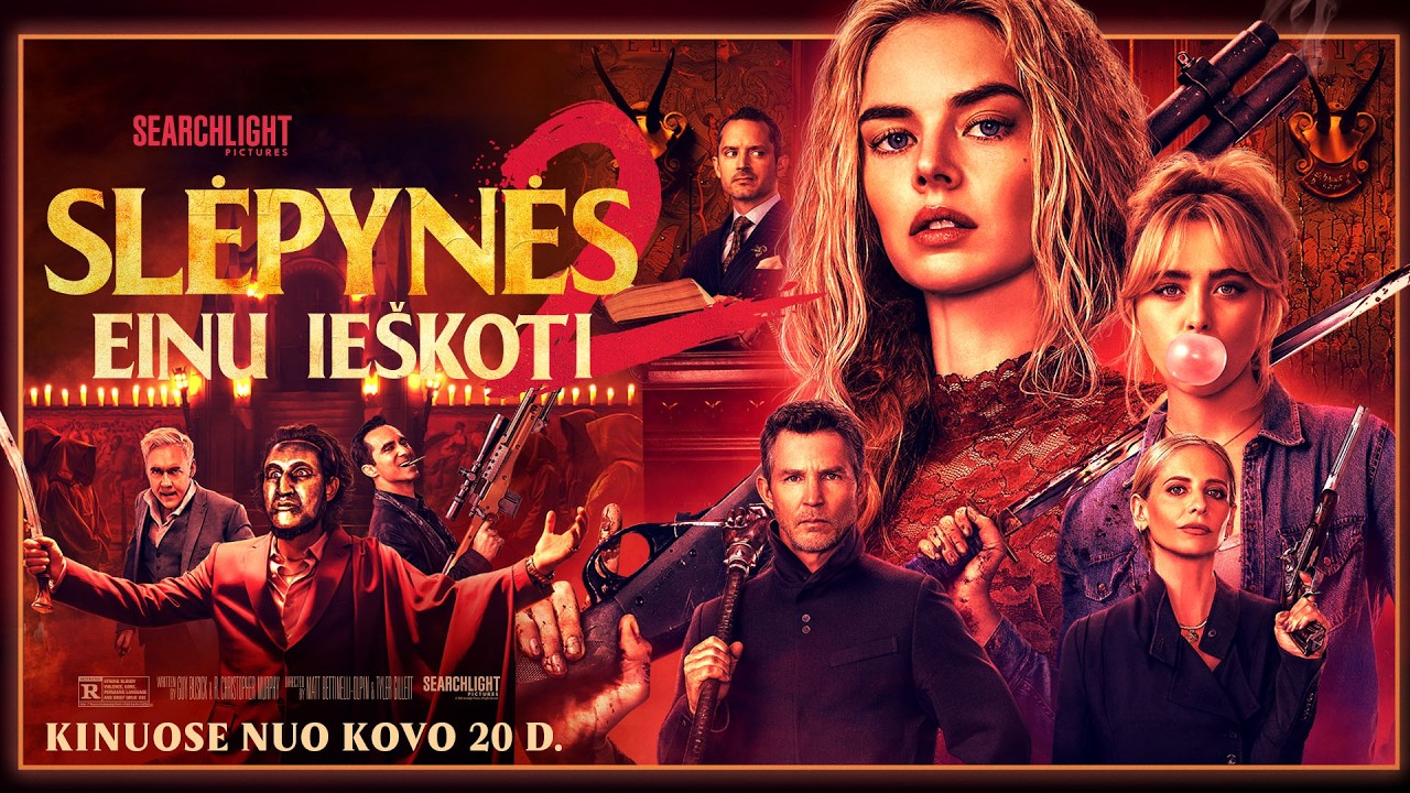 SLĖPYNĖS 2. EINU IE&Scaron;KOTI?| Kinuose nuo kovo 20d. | Anonsas | HD | 2026 | Ready or Not 2. Here I Come