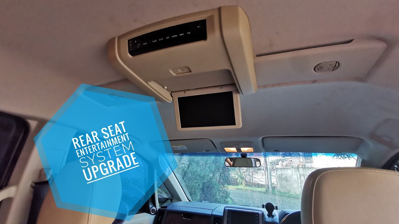 Mitsubishi Delica D5 Rear Seat Entertainment System Upgrade