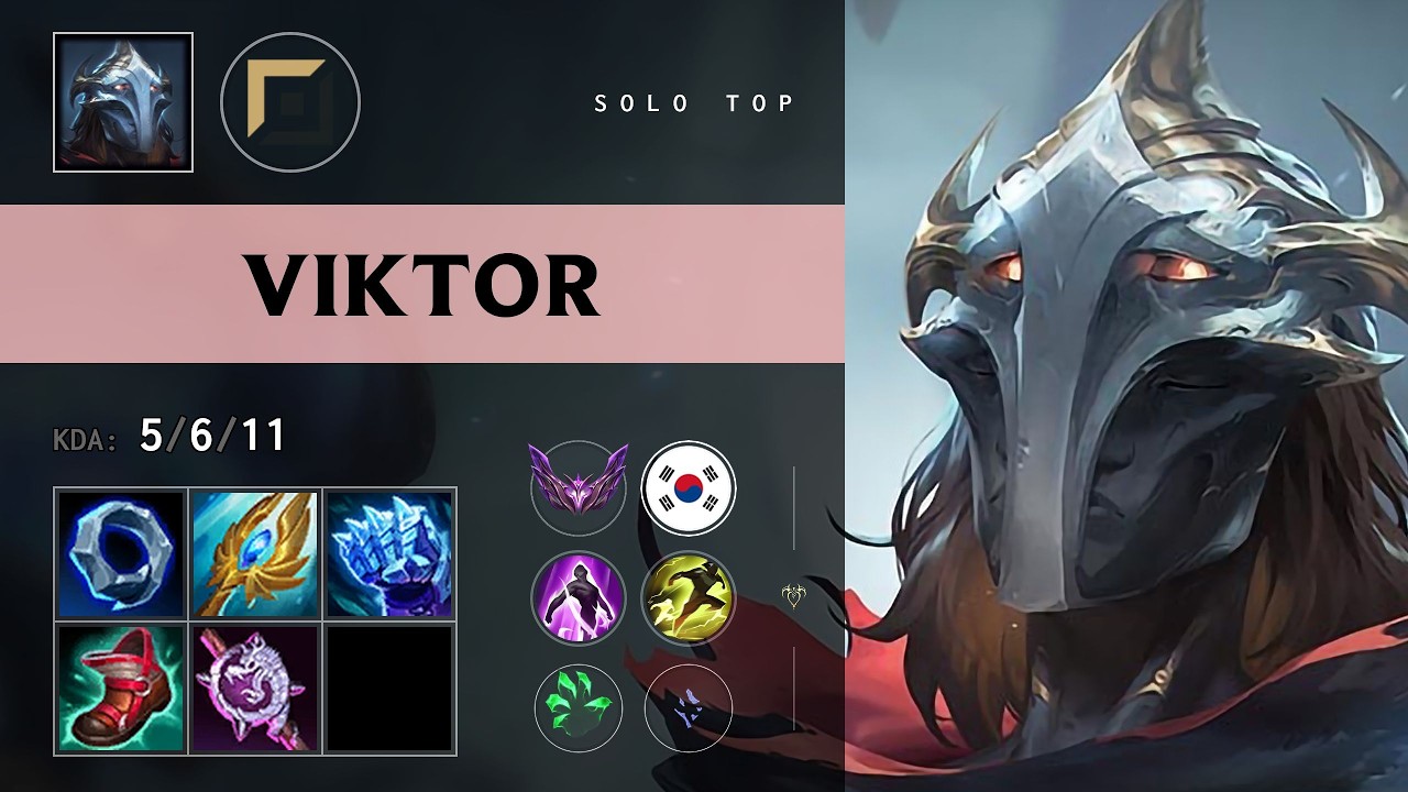 Viktor Top vs Gangplank - KR Master Patch 26.13