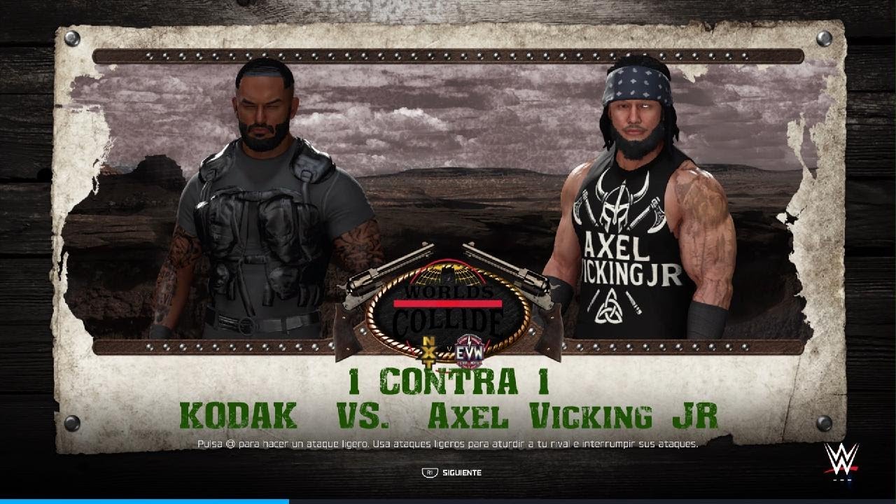Kodak vs Axel jr || Worlds Collide triple AAA vs CMLL