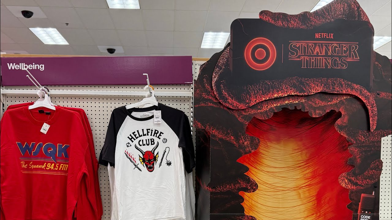 Finally got to see the new stranger things season 5 merch at target!