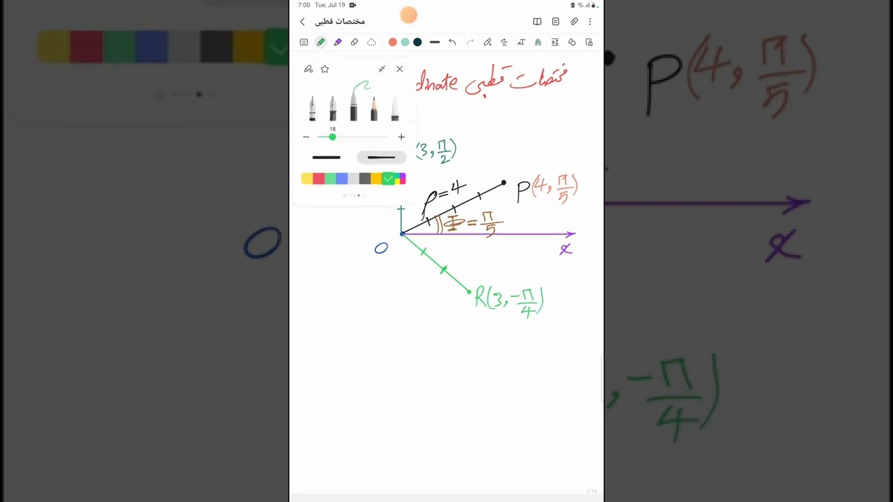 مختصات قطبی ، قسمت اول
