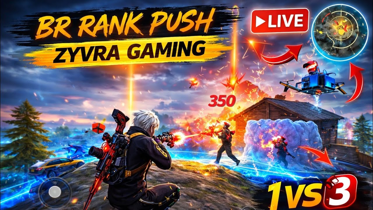 🔴 [ Live Free Fire New Rank Season Rank Push Live ‼️]