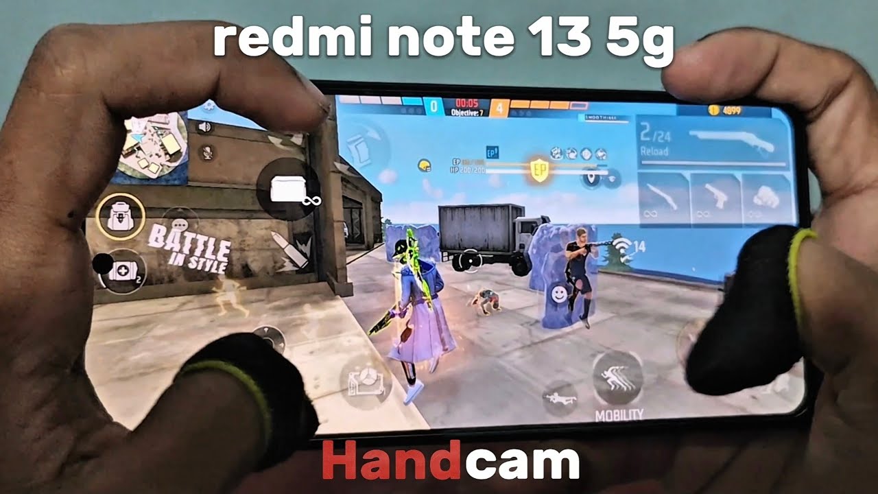 redmi note 13 5g📲free fire [Handcam] 2026