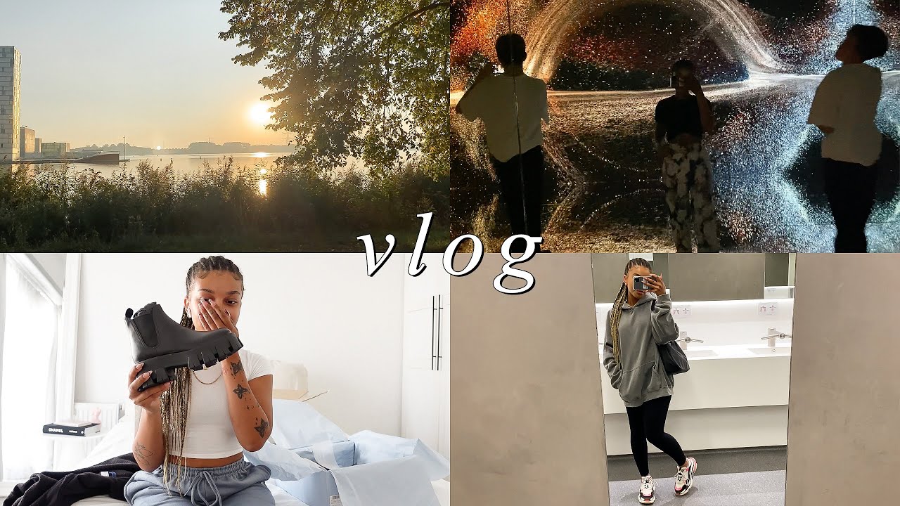 VLOG: visiting a museum, new prada boots, movie date.