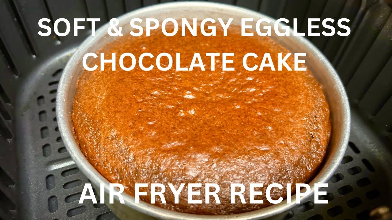 Air Fryer Eggless Chocolate Cake |Chocolate cake in air fryer |Air fryer eggless cake recipe