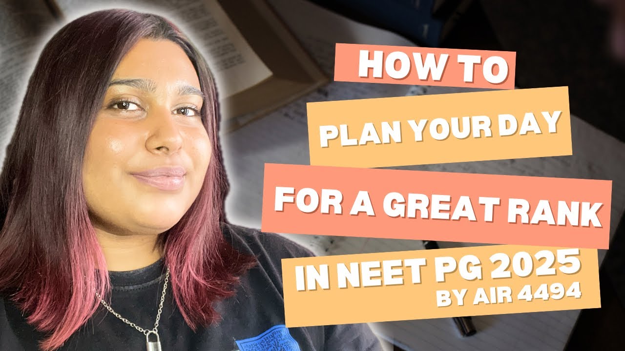 How to Plan Your Day for NEET PG- Smart time management tips | Dr. Debarati Das