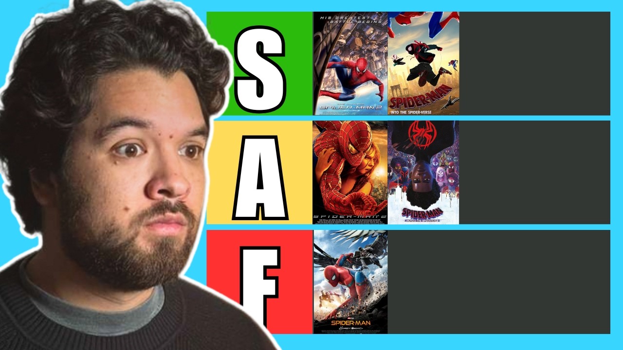 Ranking de las peliculas de Spider-Man (Tier List) | EP. 5