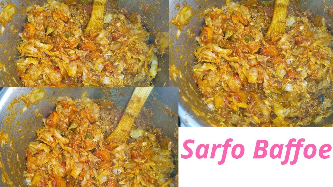 Fish Cabbage stew Ghana
