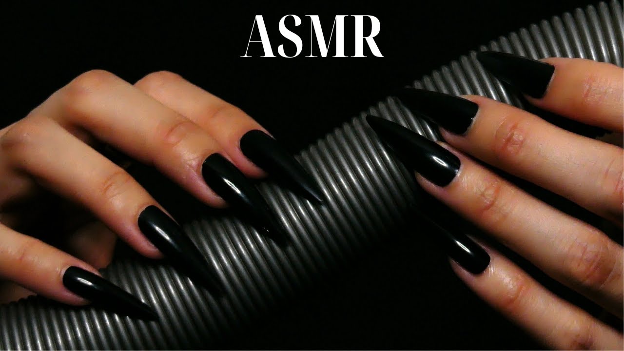 ASMR Scratching Ridged Plastic (no talking, no tapping)