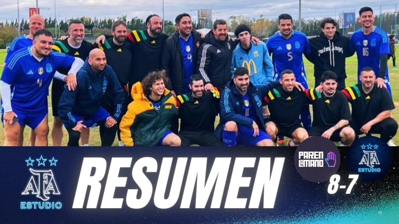 RESUMEN Y GOLES | Paren La Mano 8-7 AFA Estudio | La revancha fue para Luquitas y su banda