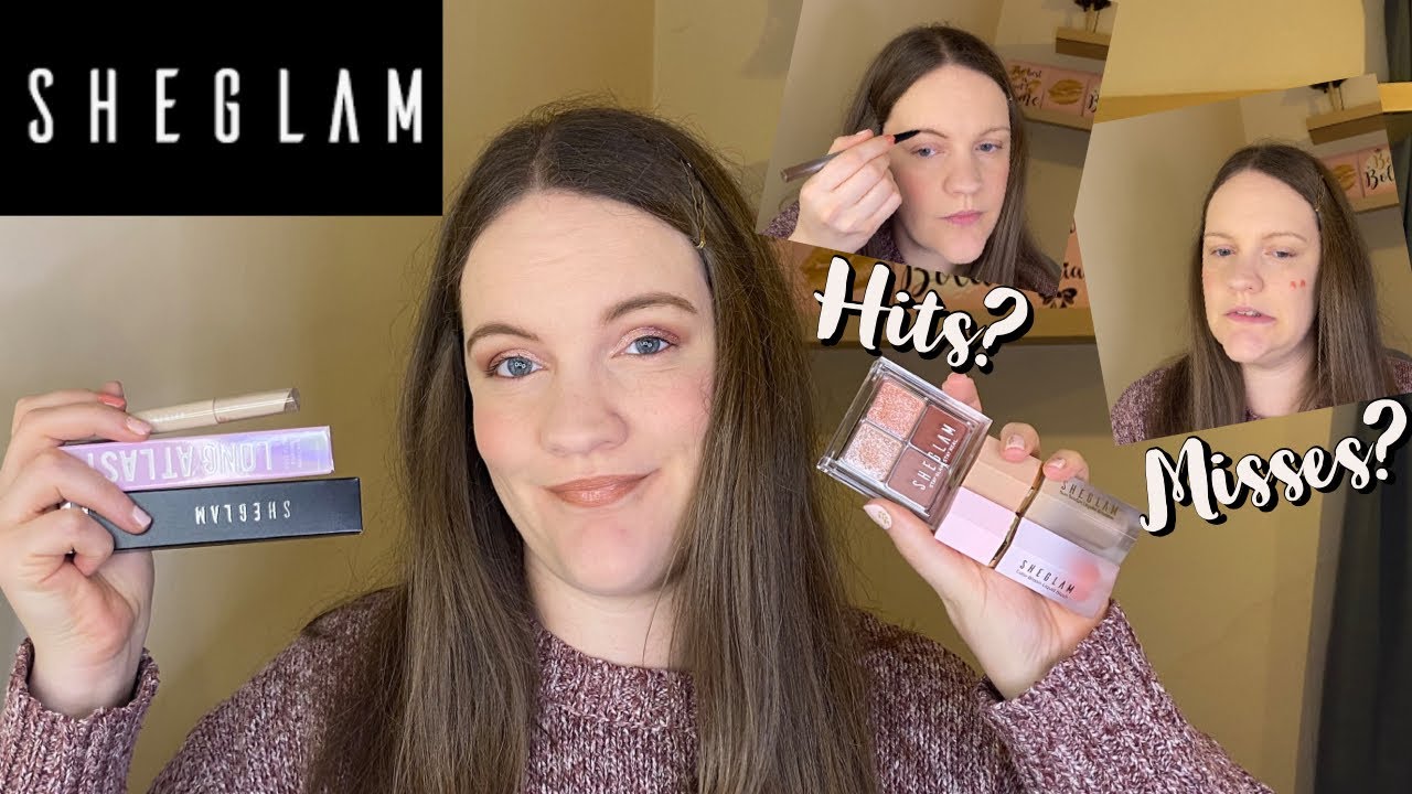 TRYING A FULL FACE OF SHEIN SHEGLAM MAKEUP // First Impressions & Wear Test