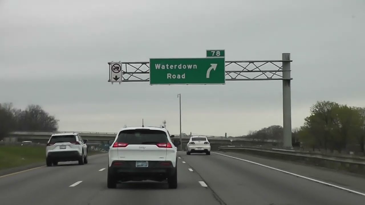 Ontario highway 403 (highway 6 to QEW) eastbound