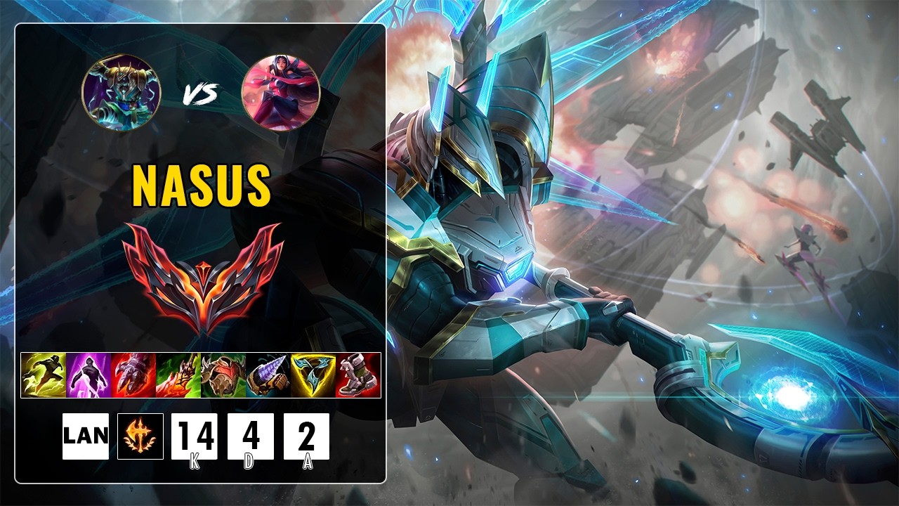 Nasus vs Irelia: 🌟 NASUS TOP 10 LAN DEMUESTRA POR QUÉ ES UNA LEYENDA (KDA ALTO) | 26.04